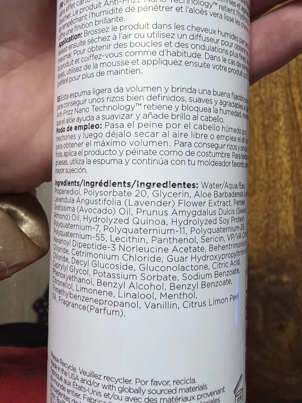 Ouidad Advanced Climate Control Featherlight Volumizing Foam 7oz